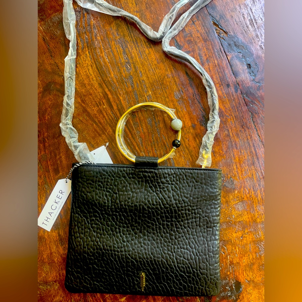 Thacker Le Pouch -nwt. Italian pebble leather